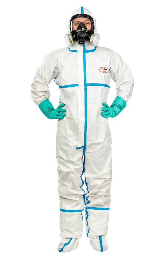 Комбинезон специальный защитный ограниченного срока использования KONZER с&amp;nbsp;вшитыми носками, модель K3000