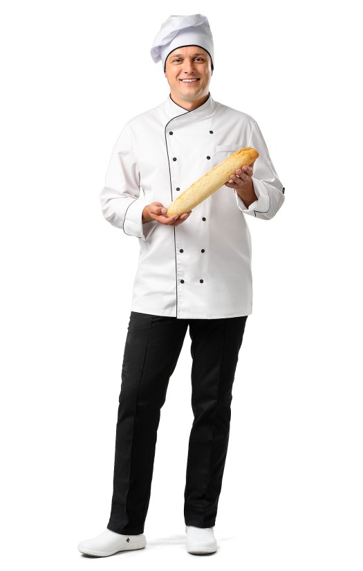 Куртка мужская поварская «Прованс» белая