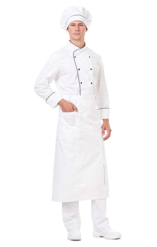 Куртка мужская поварская «Прованс» белая
