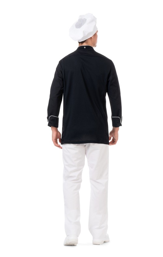 Куртка мужская поварская «Прованс» черная