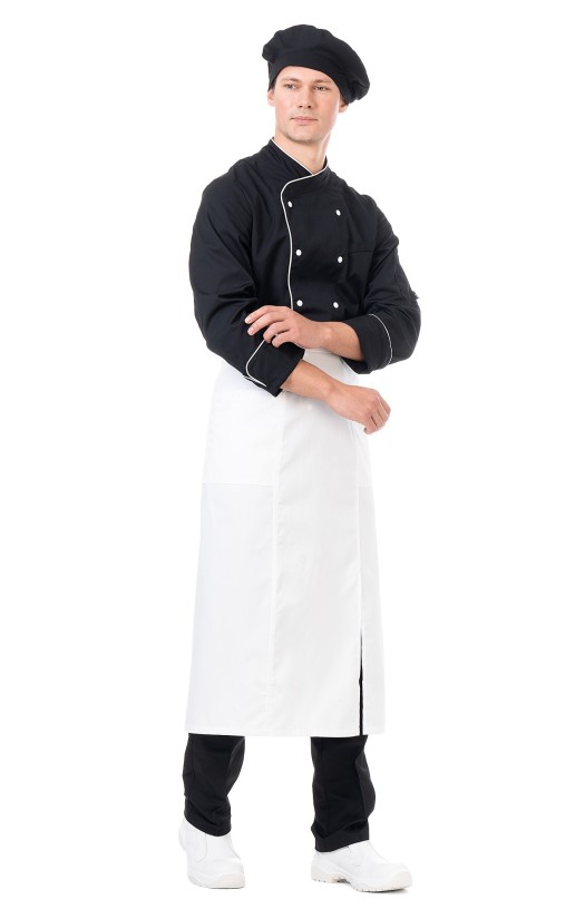 Куртка мужская поварская «Прованс» черная