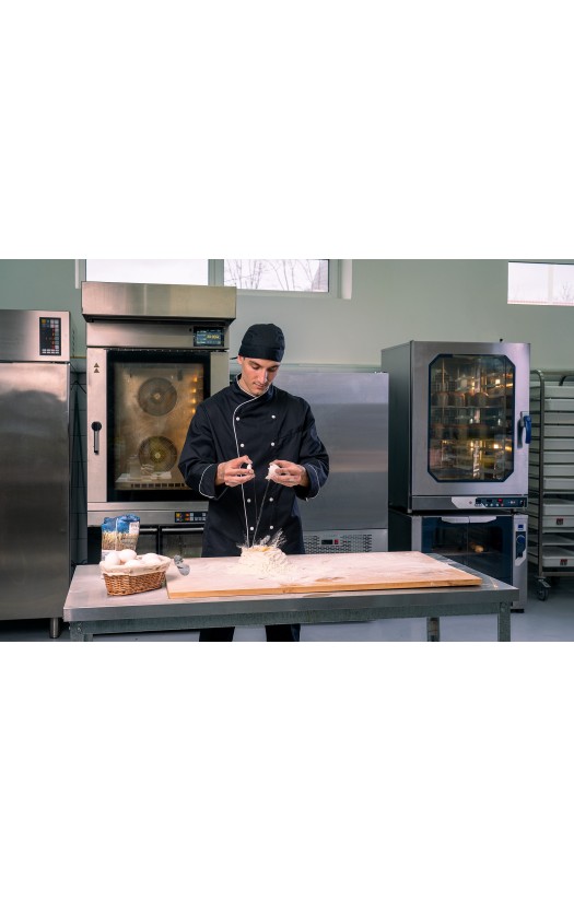 Куртка мужская поварская «Прованс» черная