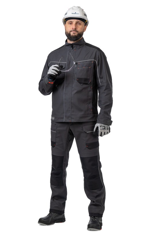 Куртка мужская летняя «Фалькон» темно-серая