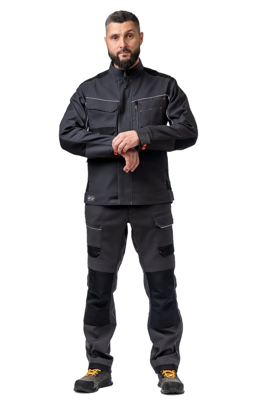 Куртка мужская летняя «Фалькон» темно-серая