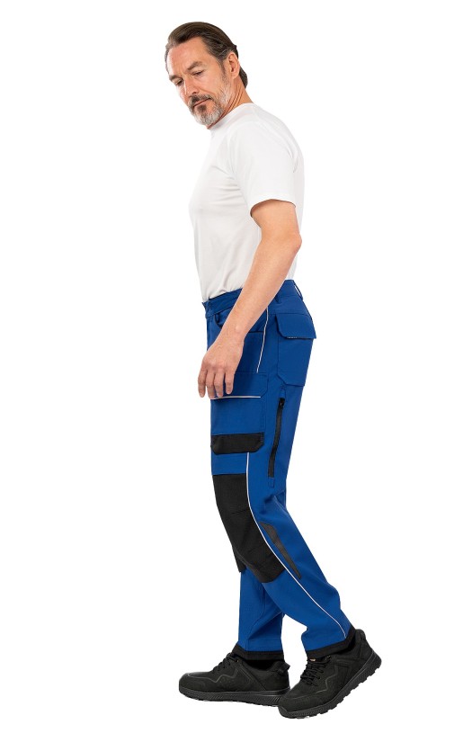 Брюки мужские летние «Фалькон» васильковые