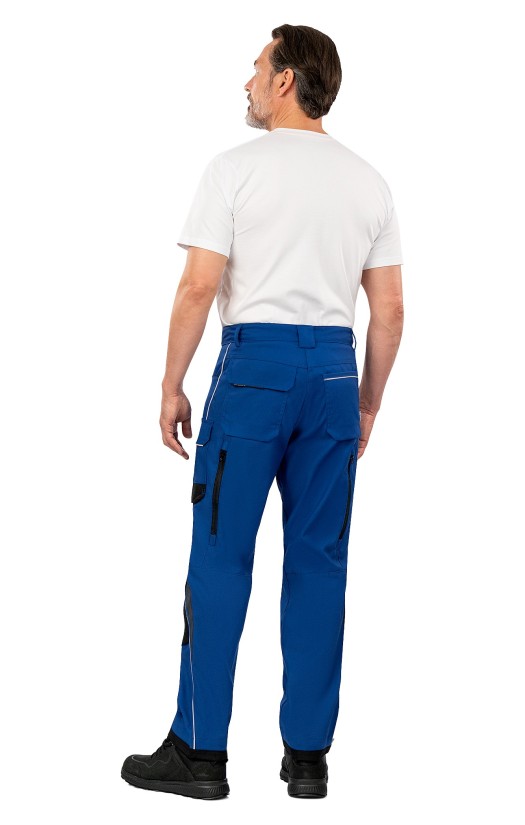 Брюки мужские летние «Фалькон» васильковые