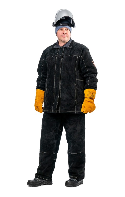 Костюм сварщика спилковый (зимний) со съемным утеплителем