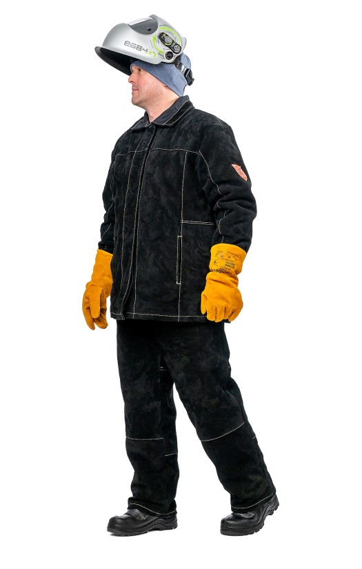 Костюм сварщика спилковый (зимний) со съемным утеплителем
