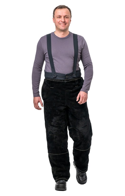 Костюм сварщика спилковый (зимний) со съемным утеплителем