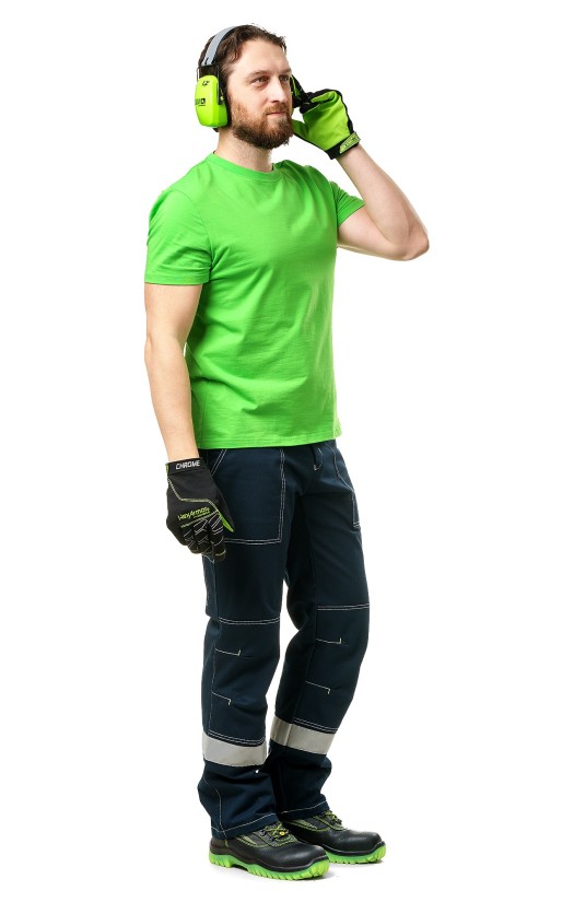 Футболка х/б цвет лайм