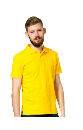 Сорочка с воротником «Поло» желтая