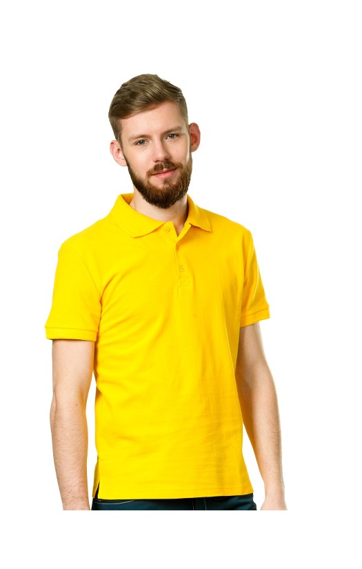 Сорочка с воротником «Поло» желтая