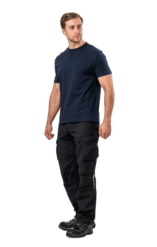 Футболка х/б синяя