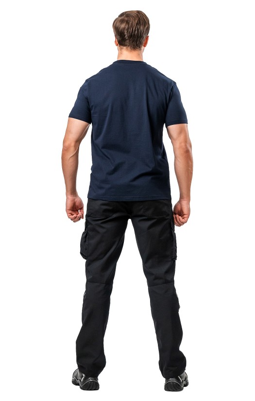 Футболка х/б синяя