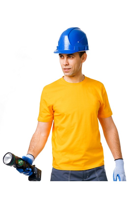 Футболка х/б желтая