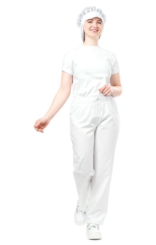 Брюки «Фудмейкер» белые