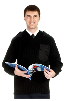 Джемпер мужской с накладками