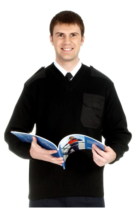 Джемпер мужской с накладками