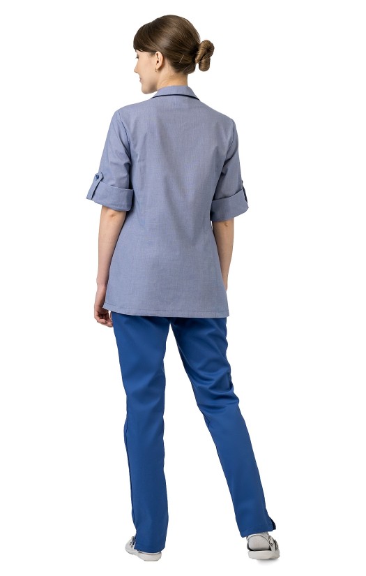 Жакет женский летний «Клининг» синий