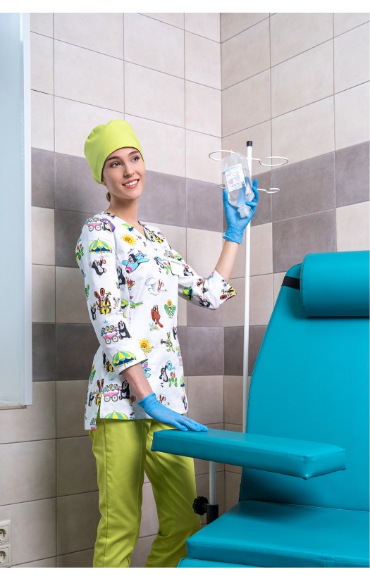 Брюки женские «Инга» цвета лайма