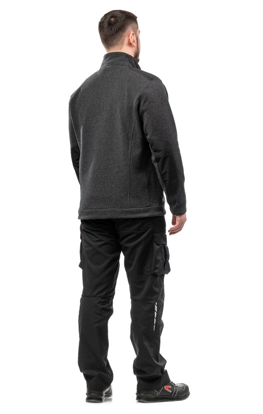 Куртка флисовая «Актив» серый меланж