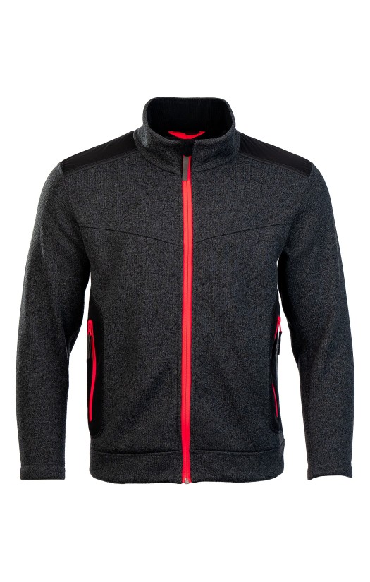 Куртка флисовая «Актив» серый меланж