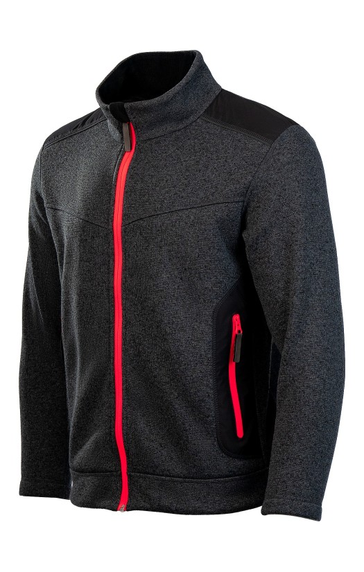 Куртка флисовая «Актив» серый меланж