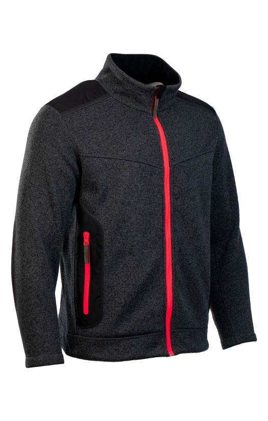 Куртка флисовая «Актив» серый меланж