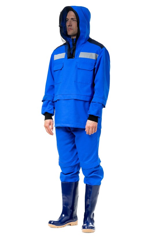 Костюм мужской противоэнцефалитный «Лес» васильковый