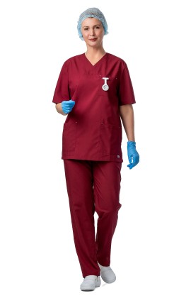 Блуза «Омега» бордовая