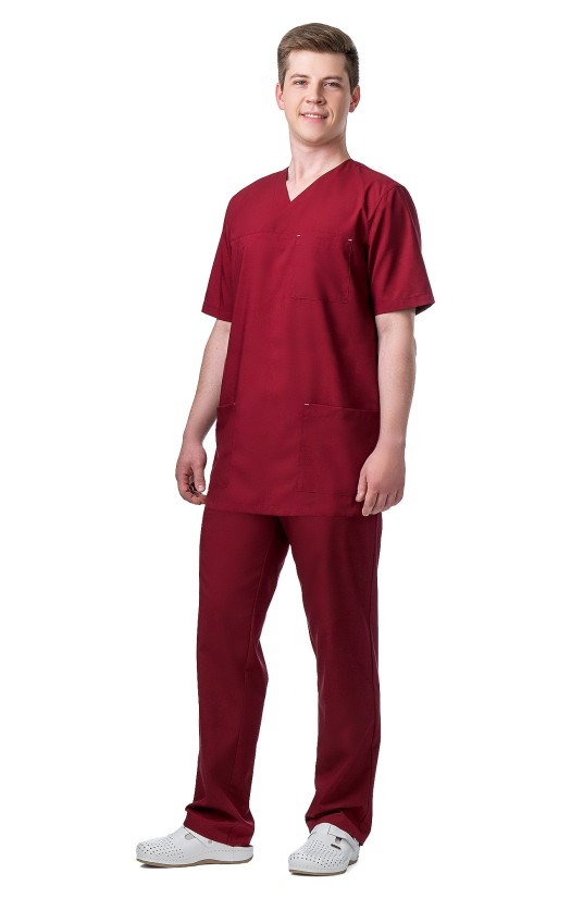 Блуза «Омега» бордовая