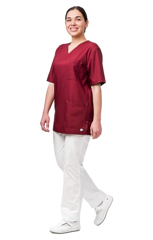 Блуза «Омега» бордовая