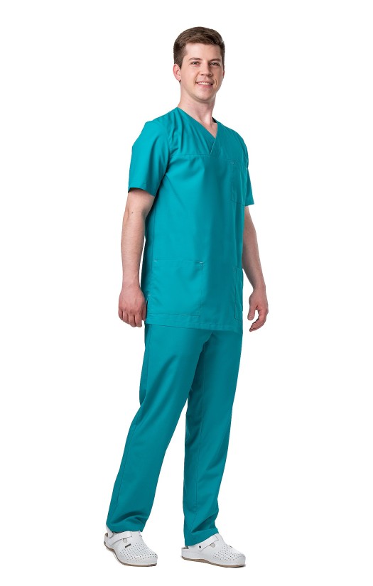 Блуза «Омега» аквамариновая