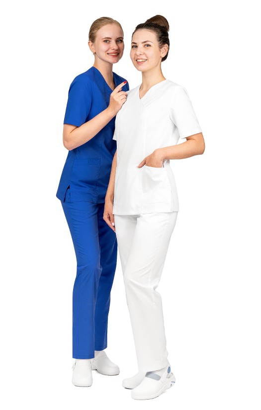 Блуза женская «Панацея» кобальтовая