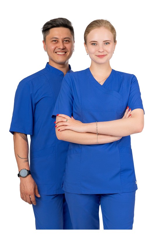 Блуза женская «Панацея» кобальтовая