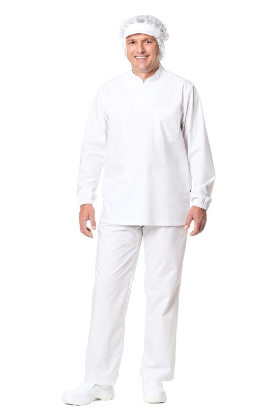 Блуза «Фудмейкер»  белая