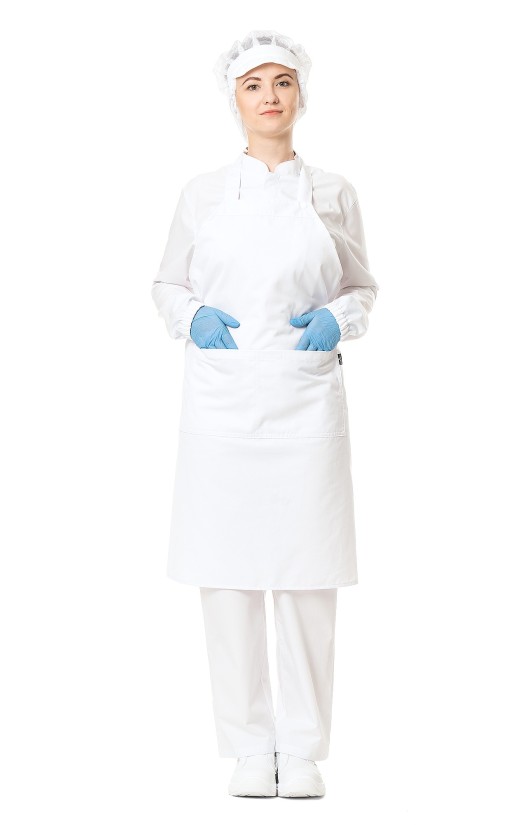 Блуза «Фудмейкер»  белая