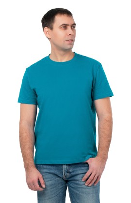 Футболка х/б бирюзовая