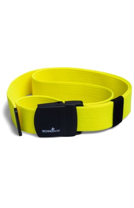 Ремень текстильный, цвет лимонный