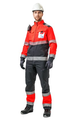 Куртка мужская летняя сигнальная «Гелиос»