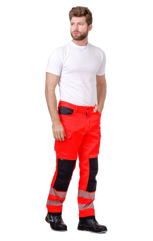 Брюки мужские летние сигнальные «Гелиос»