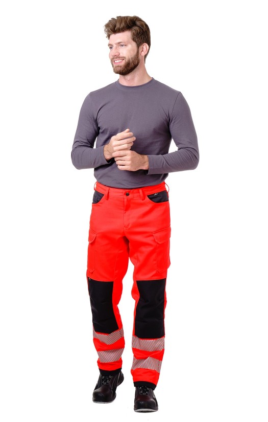 Брюки мужские летние сигнальные «Гелиос»