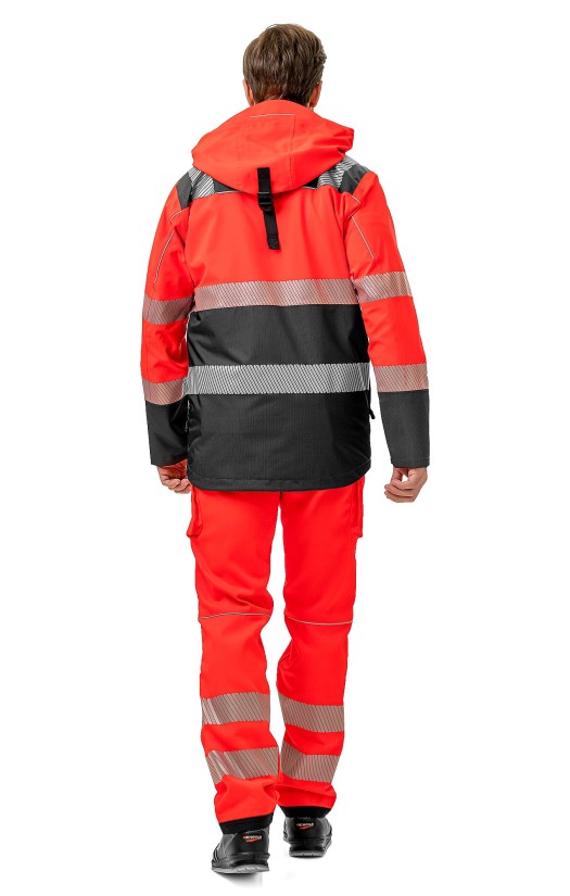 Куртка-ветровка демисезонная сигнальная «Гелиос»