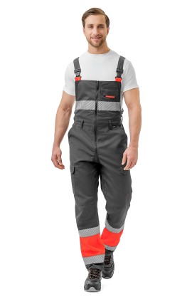 Полукомбинезон мужской летний сигнальный «Гелиос»