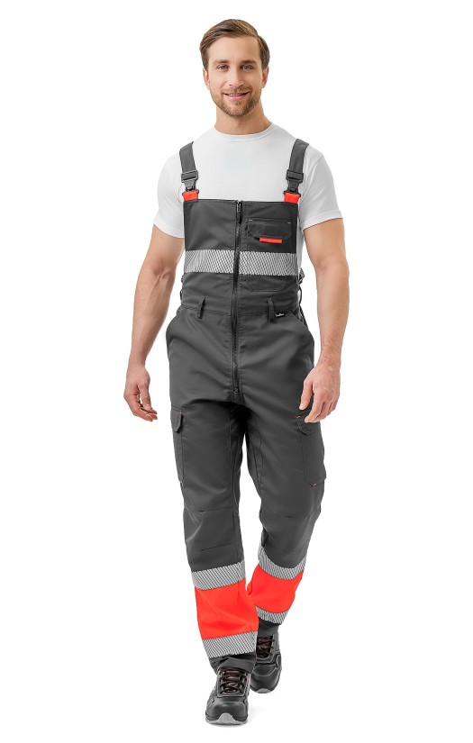 Полукомбинезон мужской летний сигнальный «Гелиос»