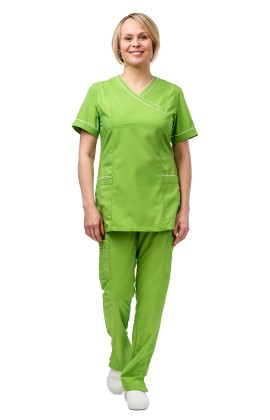 Блуза женская «Афина», цвет киви