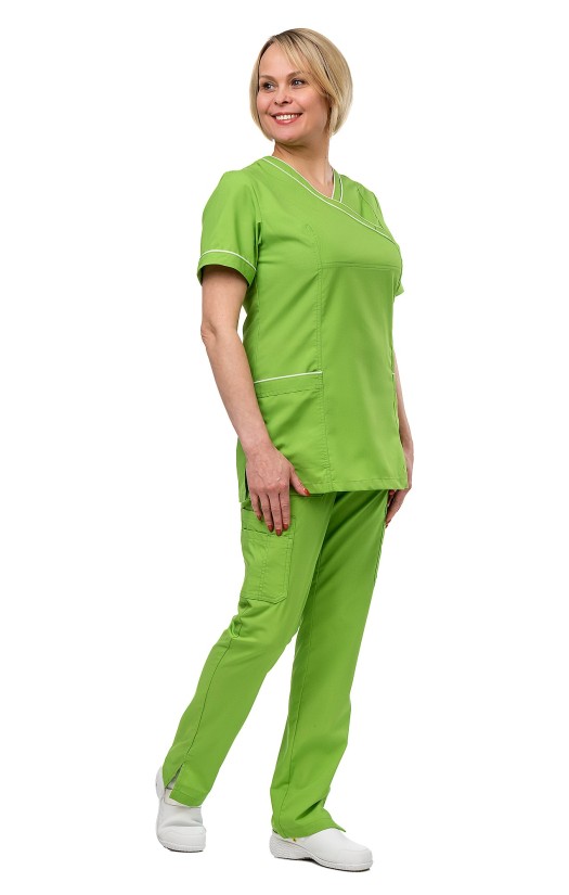 Блуза женская «Афина», цвет киви