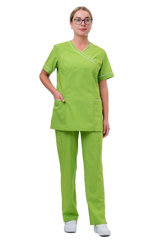 Блуза женская «Афина», цвет киви