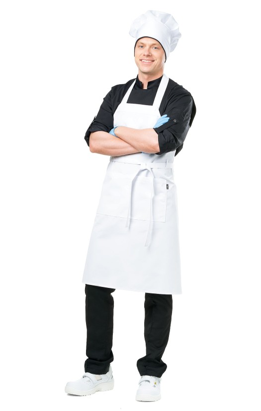 Фартук «Гриль» белый