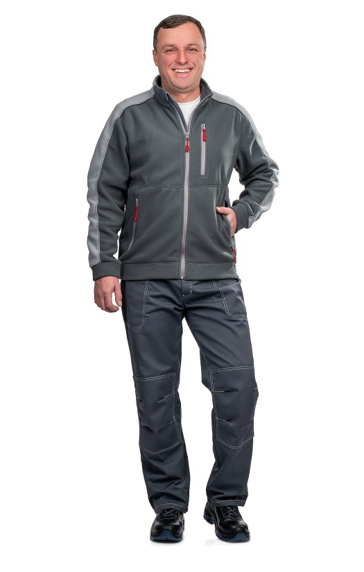 Куртка флисовая «Софт-2» серая